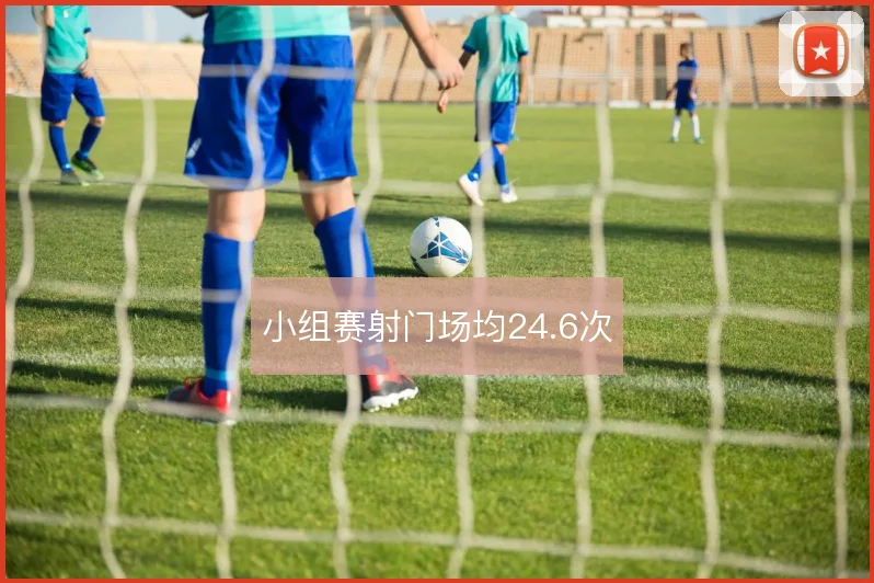 小组赛射门场均24.6次